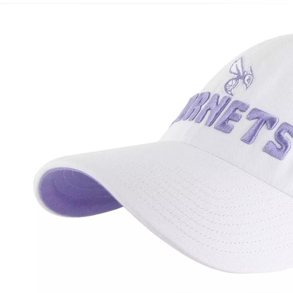 '47 Women's Charlotte Hornets Luminence Clean Up Adjustable Hat Embroidery - Picture 4 of 6